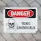 Signmission Toxic Chemicals Danger Sign, Plastic, 10in W x 7in L, 2PK OS-2PACK-DS-P-710-L-1591 - alternate 4
